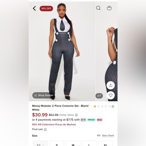 Mobster Halloween costume. - Picture 1 of 1